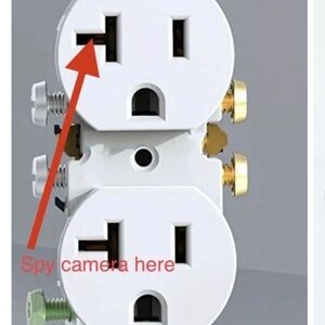 WiFi camera in electric outlet with motion detection for pet and baby monitoring